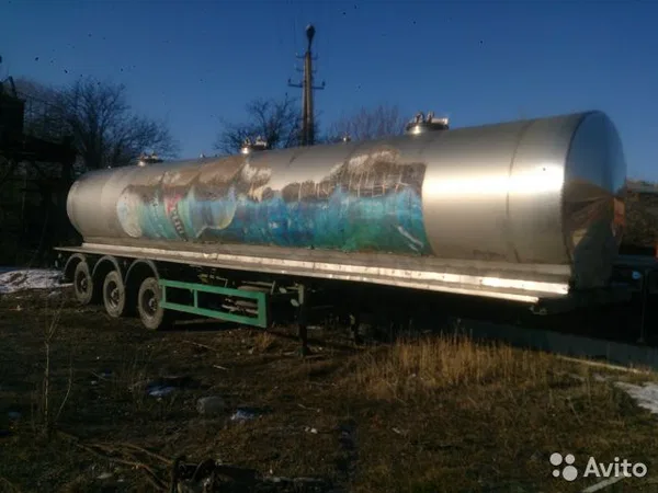 Полуприцеп цистерна нержавейка