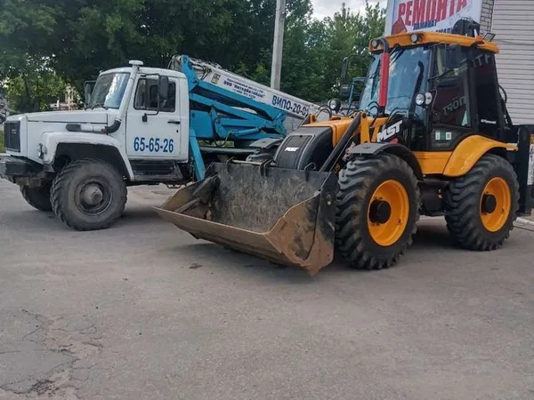 Услуги Экскаватора-Погрузчика Услуги Автовышки