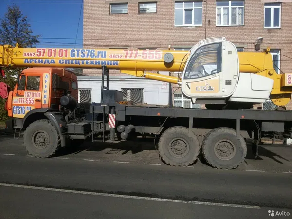 Аренда автокрана 25 тн вездехода,шоссейника