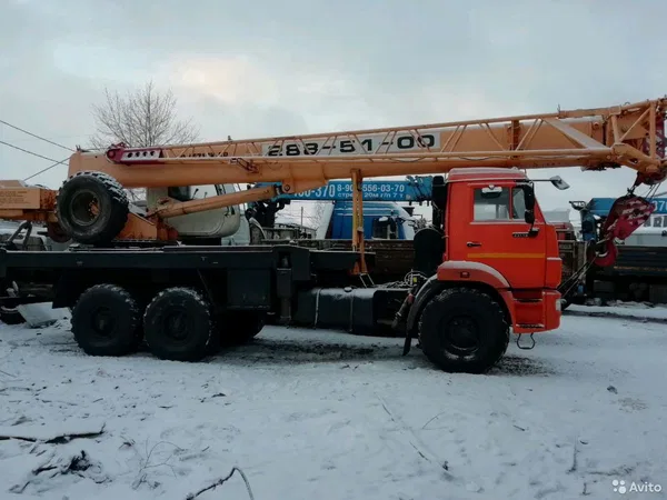 Аренда автокрана 25 т./услуги крана с гуськом