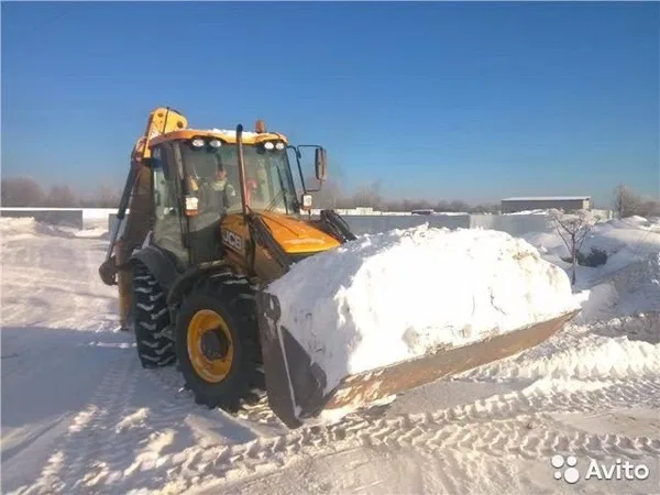 Экскаватор погрузчик трактор (уборка снега 24/7)