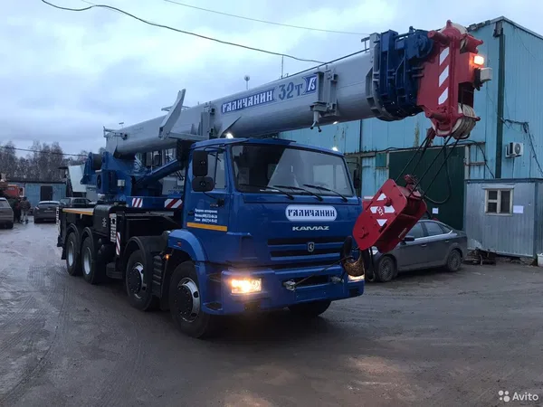 Аренда автокрана 32 тонны 31 метр + гусек 9 метров