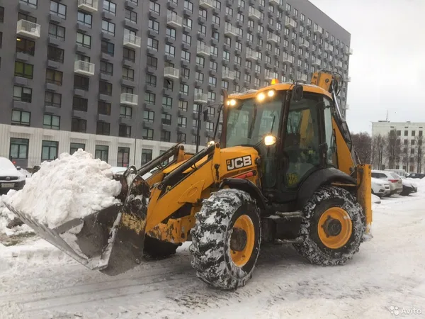 Аренда экскаватора погрузчика JCB с гидромолотом
