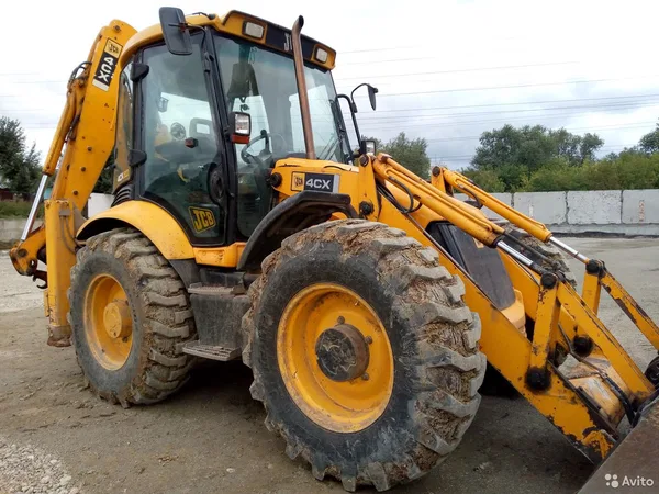 Экскаватор погрузчик, jcb, вывоз снега