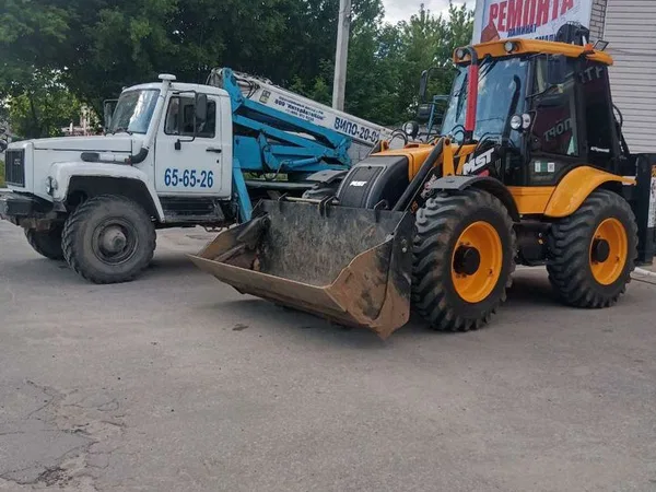 Услуги Экскаватора-Погрузчика Услуги Автовышки