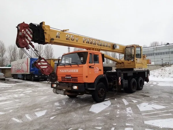 Аренда автокрана 25 тонн, стрела 31 м