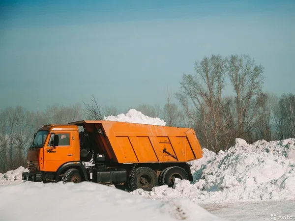 Вывоз снега самосвалом с утилизацией
