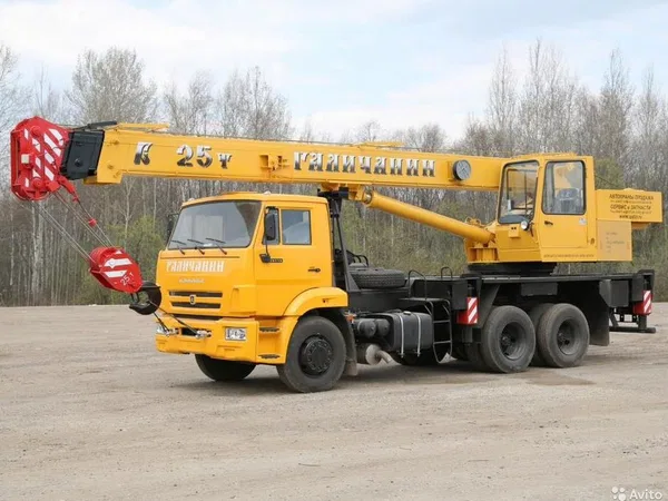 Аренда автокрана 25т вездеход