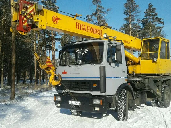 Услуги автокрана Ивановец 16т,14м стрела