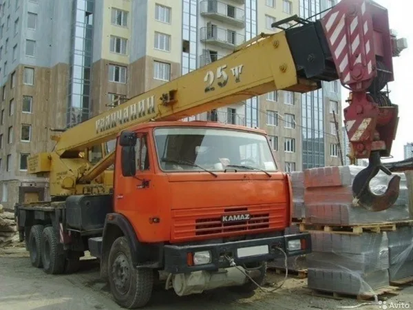 Автокран 16т, 25т, 50т +, вездеход, 22-60 м кран