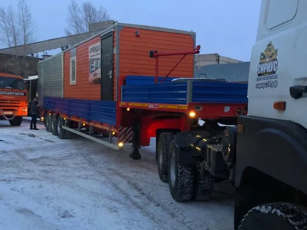 Трал полуприцеп площадка до 35 тон