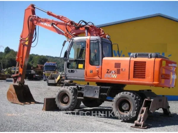 Колесный экскаватор Hitachi ZX210W