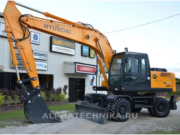 Колесный экскаватор Hyundai R200W-7