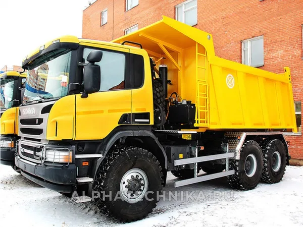 Самосвал Scania P400 6*6 (20 м3), Вездеход