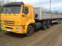 Бортовой грузовик Камаз длинномер, 12 метров