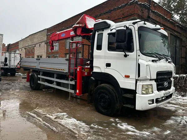 Бортовой грузовик с КМУ                                                         Hyundai                                                     HD170