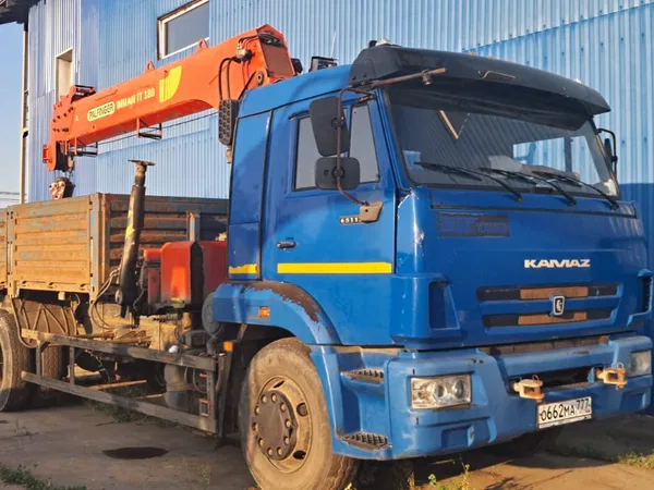 Бортовой грузовик с КМУ КамАЗ 658600 01