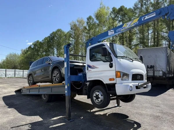 Бортовой грузовик с КМУ                                                         Hyundai                                                     HD 78
