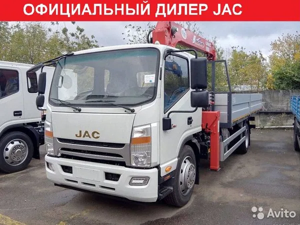 Бортовой грузовик с КМУ JAC N120 с КМУ UNIC URV554