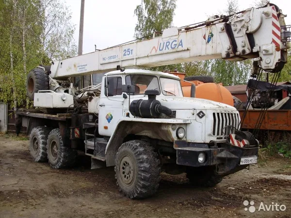 Автокран Юргинец КС-55722-1 на шасси УРАЛ 5557