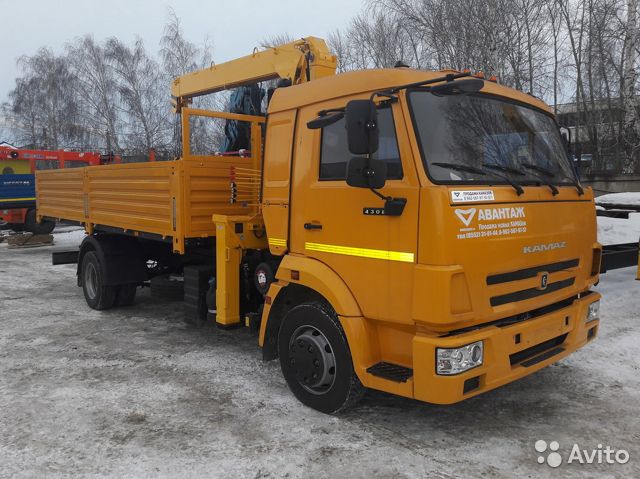 Бортовой грузовик с КМУ КамАЗ 4308 с КМУ Soosan 513