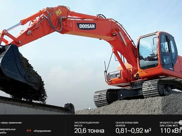 Гусеничный экскаватор Doosan DX200A