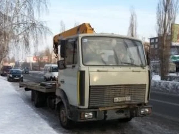 Эвакуатор МАЗ с КМУ