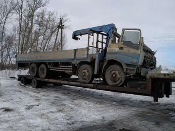 Бортовой грузовик с КМУ ISUZU Giga