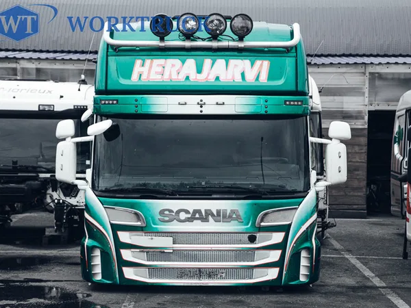 Кабина Scania CR19 Topline (белая 1020 мм)