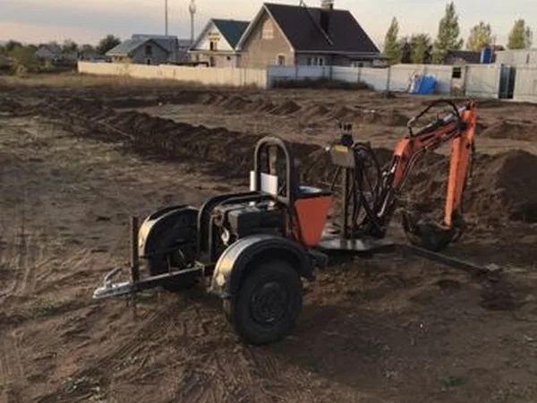 Прицепной экскаватор Strong M1000
