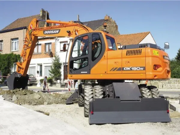 Колесный экскаватор Doosan DX190W