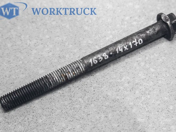 M14*170 болт фланцевый длина резьбы 85 mm прочность 8,8 (подвеска КПП)