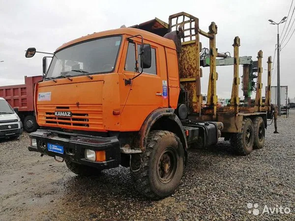 Сортиментовоз КамАЗ 43118 с ГМУ Соломбалец СФ 75