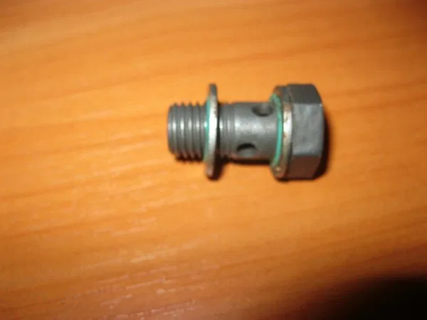 Полый болт M12*25*25 трубки привода тормоза замедлителя с двумя шайбами