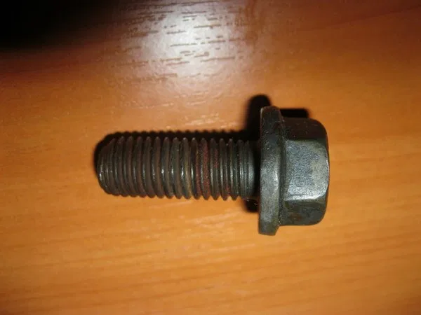 M12*30*1.75 Фланцевый болт с резьбой по всей длине прочность 10,9