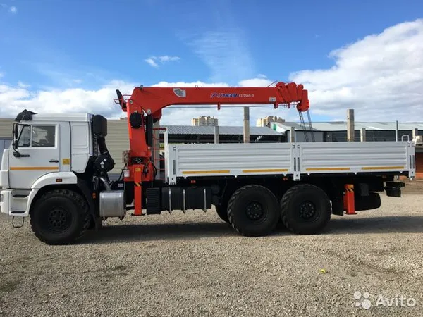 Бортовой грузовик с КМУ КамАЗ 43118 с КМУ Kanglim