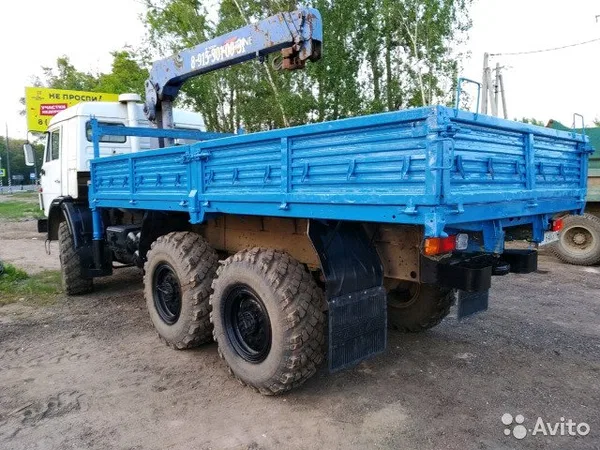 Бортовой грузовик с КМУ КамАЗ 4310