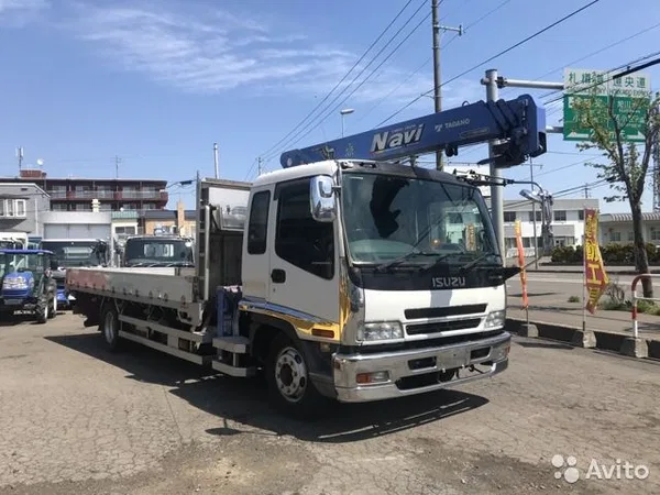 Бортовой грузовик с КМУ ISUZU Forward