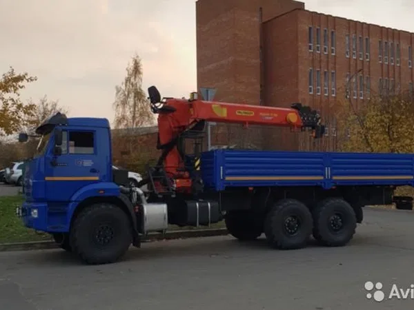 Бортовой грузовик с КМУ КамАЗ