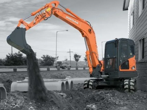 Мини-экскаватор Doosan DX80LC