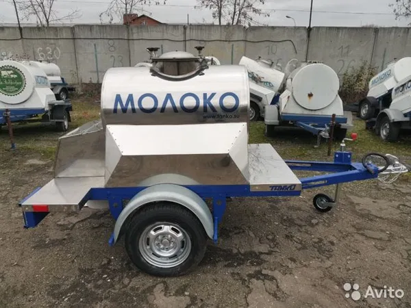 Легковой прицеп-цистерна "Молочная бочка" 300 л