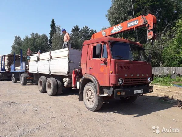 Бортовой грузовик с КМУ КамАЗ 5320 с КМУ Unic