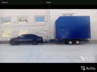 Легковой прицеп с тентом большого объёма