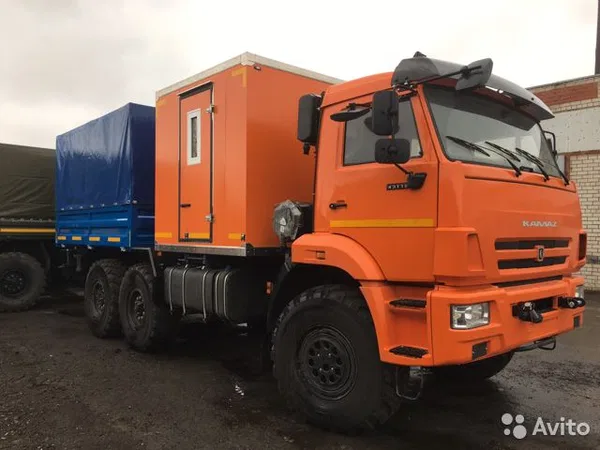 Передвижная мастерская КамАЗ 43118 ГПА с КМУ