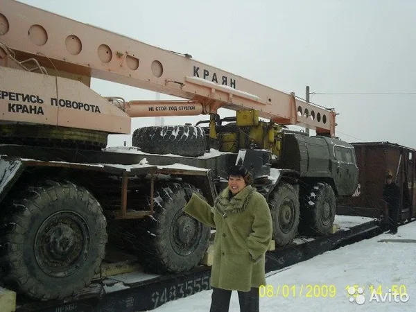 Автокран КРАЯН КС-6571А на шасси МЗКТ 8х8
