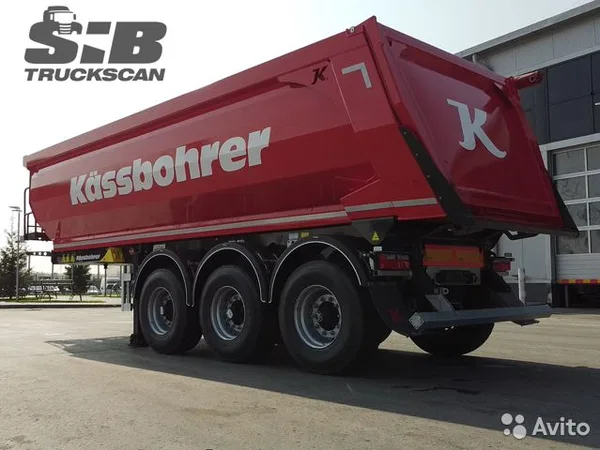 Самосвальный полуприцеп Kassbohrer DL 27 м3