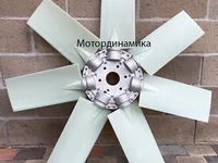 Крыльчатка вентилятора для комбайна Ростсельмаш Торум с двигателем Mercedes MTU, диаметр 1100 мм, арт. WFDE17F000410, 1100/7-7/P8YL30, РСМ 1100/12-12-40/R5