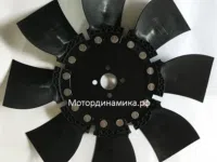 Крыльчатка вентилятора для мини-погрузчика ANT-1000.01 с двигателем John Deere 4045DF270, диаметр 460 мм, нагнетающего типа, Horton