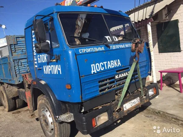 Бортовой грузовик с КМУ КамАЗ