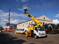 Автовышка VIGRUS GKS28 на шасси ISUZU 4Х2 дв 94kw, высота подъёма 28м